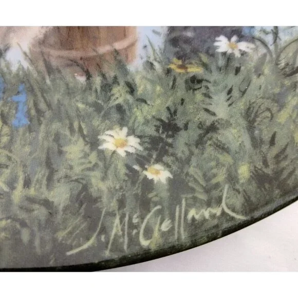 Jack and Jill Plate Mother Goose John McClelland Limited Ed 8 Reco 1986 - Picture 4 of 5